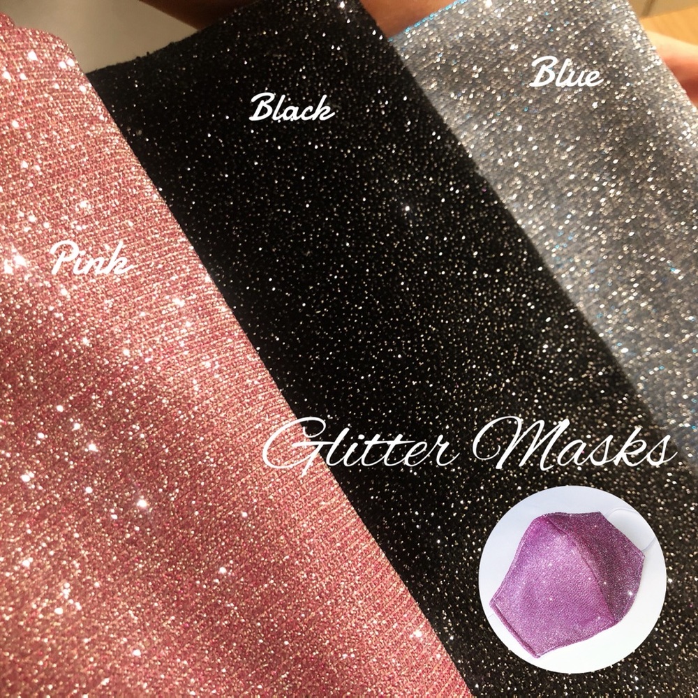 1 pcs : Glitter Pink Mask + Filter PM2.5